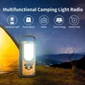 Emergency Solar Hand Crank Radio,6000mAh Hand Crank FM/NOAA Weather Radio 4 Ways Powered,Portable Battery Operated Radio with LED Camping Lantern,Phone Charger,SOS for Home,Camping,Survival