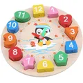 Early Learning Centre Wooden Teaching Clock, Pre-School Educational Toys