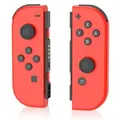 Joycon Controller for Mario Red Compatible with Nintendo Switch/Switch OLED with Dual Vibration/Joystick,Replacement L/R Joycons controllerSupport Wake-up Function/Motion Control/Screenshot (Red)