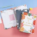 Weekly Diary Planner Flexible Cover Elastic Closure To Do List Notebook Memo Writing Book School Supplies Stationery