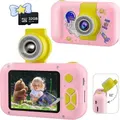 Selfie Camera for Kids with 32GB Card, 40MP Digital Camera for Girls Boys Aged 2-12, Perfect Christmas Birthday Festival Gift for Toddlers