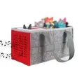 Carry Bag for Toniebox Audio Player Starter Set,Felt Organizer Case for Tonie Starter Set Storage Bag (Red)