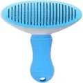 Dog Brush Cat Brush Grooming Comb, Smooth handle self-cleaning button