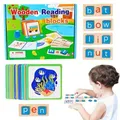 Montessori Spelling Matching Letter Games with Flash Cards Words Alphabet Montessori Toys Preschool Learning Toys Activities for Girls Boys