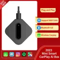 For Apple Carplay AI Box Car Wired CarPlay to Wireless CarPlay Android Auto Fast Connect Smart Mini AI Box USB Plug and Play