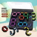 Kids IQ Digital Maze Puzzle, Logical Thinking Training Interesting with Question Card Book Entertainment Maze Puzzles Toys for Child