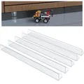 Clear Toy Blockers for Furniture,Stop Things from Going Under Couch Sofa Bed and Other Furniture,Suit for Hard Surface Floors Only (5pcs,1.6Inch High)