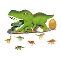 Dinosaur Truck Toys for Kids, Large Dinosaur Truck Dinosaur Transport Truck Playset Ages 3-5-7 Year olds