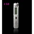 808 Digital Voice Recorder DICTAPHONE Phone Record Mp3 - Silver (4GB)