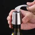 Reusable Wine Stopper Stainless Steel Wine Bottle Stoppers Plug with Silicone Wine Toppers Stopper 1 pack