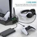 PS5 Vertical Stand with Cooling Station Dual Controller Charging Dock Station For PS5 Digital Edition/PS5 Disc Version