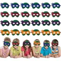 Turtles Mask for Kids Turtles Felt Masks Party Favors,Turtles Themed Game Video Birthday Party Supplies,Party Decoration Birthday Gift for Children Boys Girls (24 Packs)