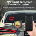 Car Rear Window LED Display,Pixel Display, 32X32 Pixel Screen,APP Control, Full-Color Emoticon Panel, DIY Emoticon Package, Advertising Screen Gift