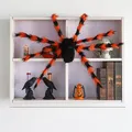 Halloween Simulation Skull Big Spider 75cm Plush Spider Ornament,Halloween Decoration on Clearance