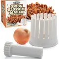 Onion Blossom Maker Set, All in One Blooming Set w Core Cutter and Knife Guide