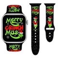 Christmas Holiday Watch Band Compatible with Apple Watch 38mm 40mm 41mm Silicone Wristbands Replacement Strap for Women Men