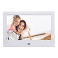 USB Powered Digital Picture Frame 7 Inch Digital Photo Frame, Only Compatible USB Disk and TF card(White)