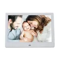 USB Powered Digital Picture Frame 10 Inch Digital Photo Frame, Only Compatible USB Disk and TF card (White)