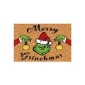 50*80cm Funny Grinch Decor Christmas Door Mat Outdoor Welcome Mat Christmas Carpet Door Mats, Anti-Slip Rug Decorations for Home