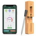 Wireless Meat Thermometer, Food Thermometer with 50 Meters Range, Smart APP Control for Oven, Grill, BBQ