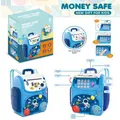 Kids Piggy Bank Toys ATM Money Bank Safe Coin Jar, Real Money Saving Box with Password Gifts for Ages 4+