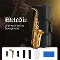Melodic Saxophone Sax Eb Be Alto E Flat Brass w/ Mouthpiece for Student Beginner