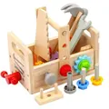 Wooden Tool Set for Kids, 29 Piece Construction Tool Set, STEM Educational Toy, Toddler Toys, Toddler Toys, Toys for 4+ Year Olds