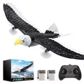 RC Plane, Remote Control Eagle Plane,RTF Airplane,2.4GHZ 2CH Flying Bird with 2 Batteries & Propeller 6-axis Gyro Stabilizer,Easy to Fly for Beginners Adults Kids Boys
