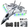 RC Plane 2.4GHz 4 Channel Remote Control Airplane Fighter Toys,Chritsmas Gift,6-axis Gyro and 2 Batteries