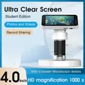 HD 1000X 4inchLCD Digital Microscope Magnifier Camera with Stand Kids Toy Gifts