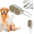 Electric Pet Comb Pet Hair Removal Steamy Massage Comb, Pet Spray Grooming Brush for Cats Dogs(White)