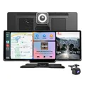 64G Android OS Wireless Apple Carplay Android Auto with Dash Cam,10.26� Carplay Screen with GPS Navigation, Mirror Link/Backup Camera/Loop