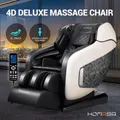 HOMASA 4D Electric Massage Recliner Chair Zero Gravity Massager Off White