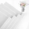 20 Sheets Flower Wrapping Paper - Waterproof Floral Bouquet Wrapping Paper,Florist Supplies Packaging Paper for Wedding Birthday Gift DIY (Transparent White)