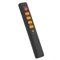 Big Button Learning Remote Control for Elderly, 1Pack Universal Seniors Programmable Large 5 Keys Remote Control for TV/STB/DVD/DVB/HiFi/VCR, etc.