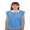 bibs for Men, Women; Eating Cloth for Elderly Seniors and Disabled, Adjustable, Terry bib Clothing Protectors, Machine Washable, Blue