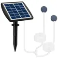 2W Solar Oxygen Pump: Outdoor Solar Water Air Pump for Fish Pond and Aqua Tank Oxygenation with Two Modes