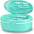 Retainer Denture Bath Case Cup Box Holder Storage Soak Container With mirror Orthodontics Mouth Guard Braces?green?