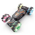 (Orange)LED Gesture Rc Car ,Acrobatic Sideshift ,360 degree Rotation Colorful Lighting,Dynamic Music ,All-Round Driving ,2.4G Remote Control Signal