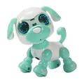 (Green)Interactive Robot Dog Toy - Cute Gesture Sensing Puppy,Educational Smart Dog Toy with Touch Sensing and Talking,Ideal Holiday/Birthday Gift
