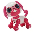 (Red)Interactive Robot Dog Toy - Cute Gesture Sensing Puppy,Educational Smart Dog Toy with Touch Sensing and Talking,Ideal Holiday/Birthday Gift
