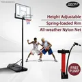 Rust Resistant Basketball Hoop System with Adjustable Height