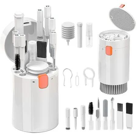 20 in 1 Laptop Screen Keyboard Cleaner Kit Electronics Device Cleaning Kits for Airpod,Phones,Keyboards,Earbuds,Camera(White)