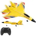 RC Plane Remote Control Glider Airplanes 2.4 GHZ 2 Channels for Men Kids Beginner Yellow