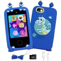 Kids Smart Phone Toys for 4-6 Years Old Boys, Touch Screen MP3 Player, Dual Camera Learning Toys Birthday Gifts