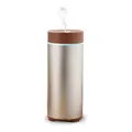 Portable USB Huimidifier Water Protection Air Purifiers and Essential Oil Diffuser with LED Light for Home&OfficeGrey