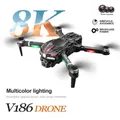 New Drone 8K Professional Three HD Camera Aerial Photography Obstacle Avoidance FPV Brushless Motor Quadrotor Dron UAV