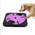 1pc Rotating Dog Scratching Board, Wear-resistant Without Debris, Dog Claw Sharpener, Interactive Dog Slow Feeder Color Purple