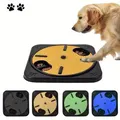 1pc Rotating Dog Scratching Board, Wear-resistant Without Debris, Dog Claw Sharpener, Interactive Dog Slow Feeder Color Yellow