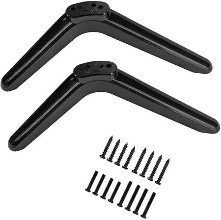 TV Legs Stand Base Compatible TCL Roku Smart 27 28 29 30 32 37 40 55 Inch 32S305 32S301 32S303 40S355 40S325 43S425 43S431 50S431 50S435 55S425 65S433 65S555 Screws Mount Support